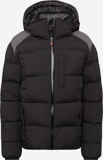 ICEPEAK Jacke 'BRISTOL' in graumeliert / schwarz, Produktansicht