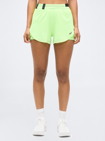 ASICS Regularen Športne hlače | zelena barva: sprednja stran