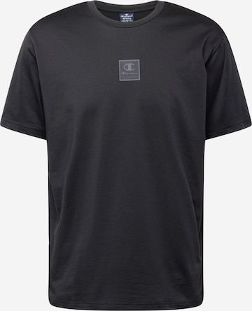 Champion Authentic Athletic Apparel - Camiseta funcional 'Athleisure Legacy' en negro: frente