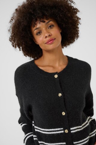 CULTURE Gebreid vest 'Bernie Cacheia' in Zwart