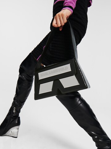 Karl Lagerfeld - Bolso de hombro en negro