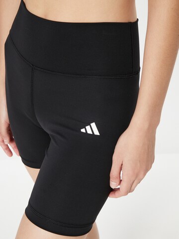 ADIDAS PERFORMANCE Skinny Športové nohavice 'Train Essentials' - Čierna