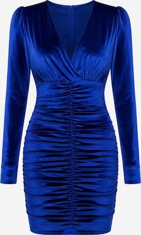 Elena Athanasiadou Cocktailkleid 'Velora' in Blau: Vorderseite