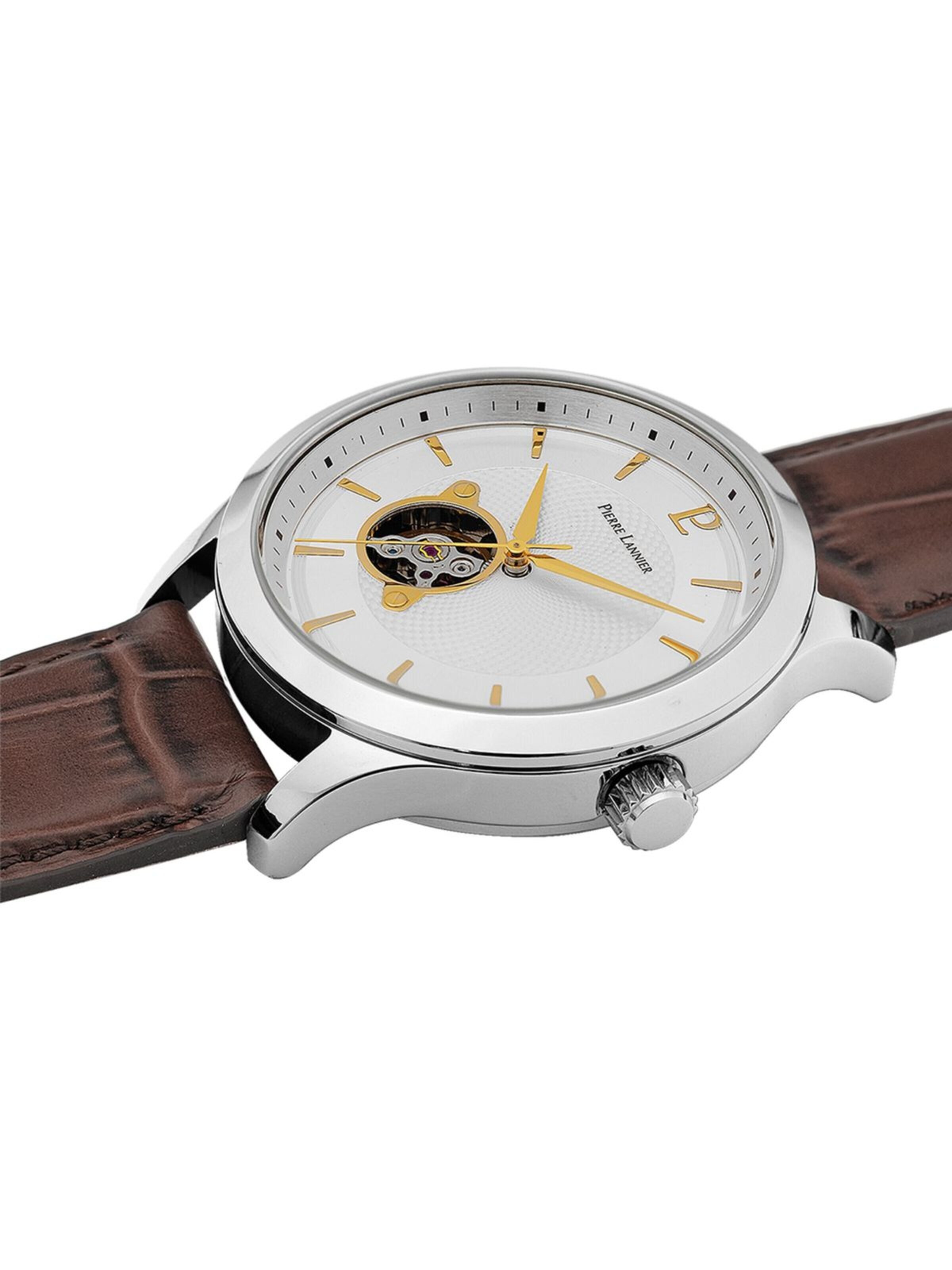 Montre à affichage analogique Pierre Lannier en argent