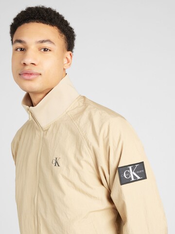 Calvin Klein Jeans - regular Chaqueta de entretiempo 'HARRINGTON' en beige