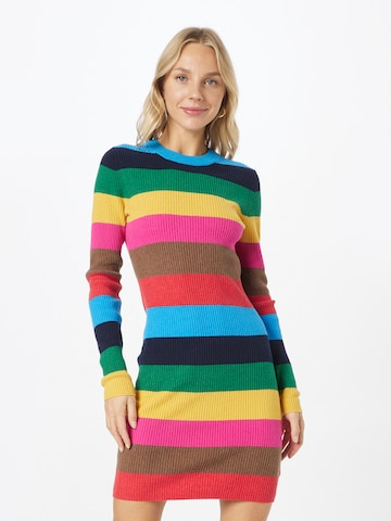 GAP Gebreide jurk in Gemengde kleuren: voorkant