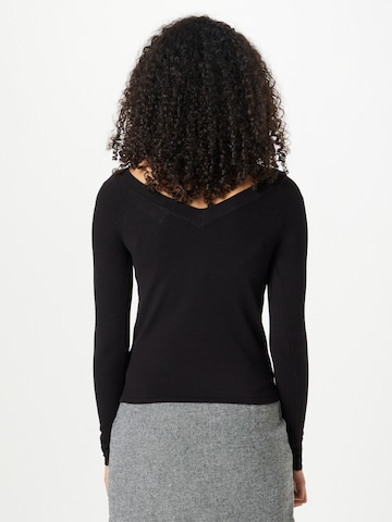PIECES Sweter w kolorze czarny