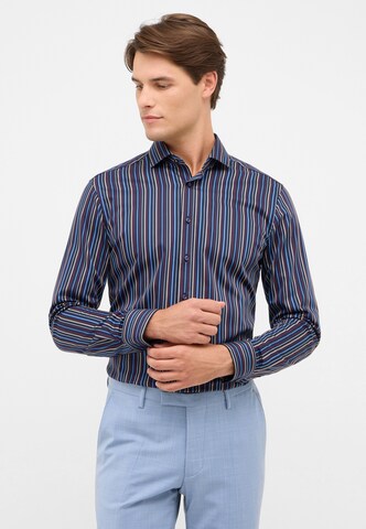 ETERNA Slim fit Zakelijk overhemd in Blauw: voorkant