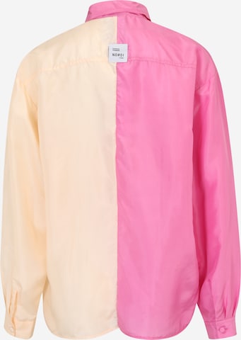 NONOI Studio Blouse 'Colorblocking' in Beige