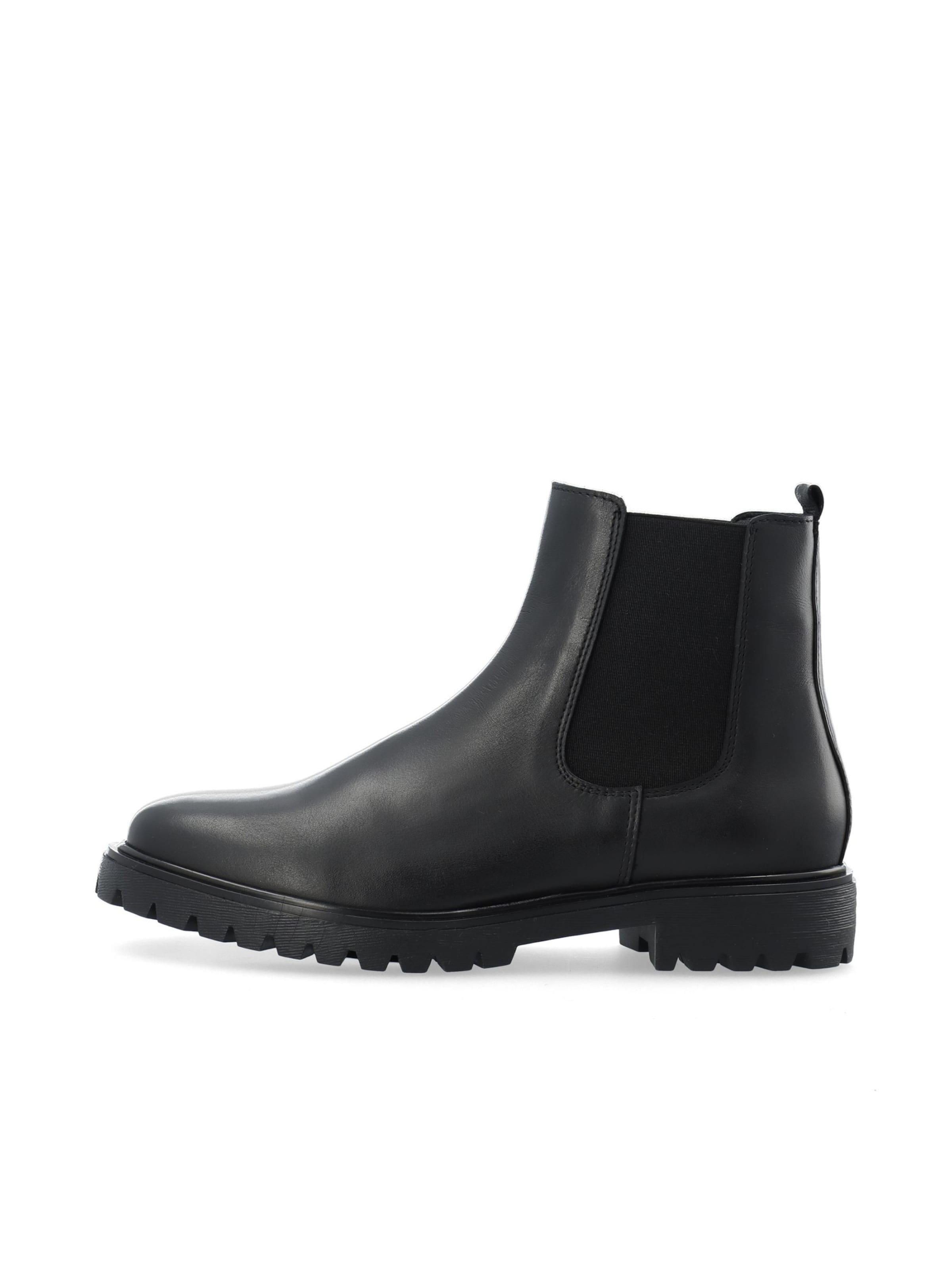 Bianco Chelsea-saapad 'Gina', värv must: eest vaates