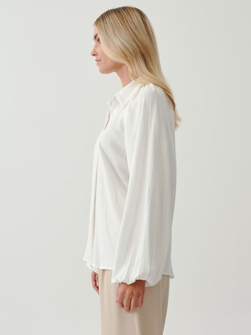 Tussah Blouse 'TARINA' in Wit