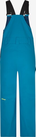 ZIENER Regular Workout Pants 'AKANDO-BIB' in Blue
