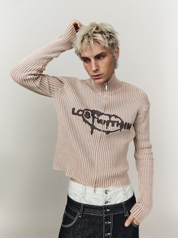 Bershka Strickjacke in Beige