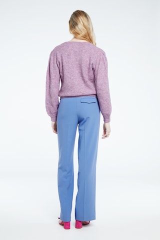 Fabienne Chapot Loose fit Pleated Pants 'Noach' in Blue