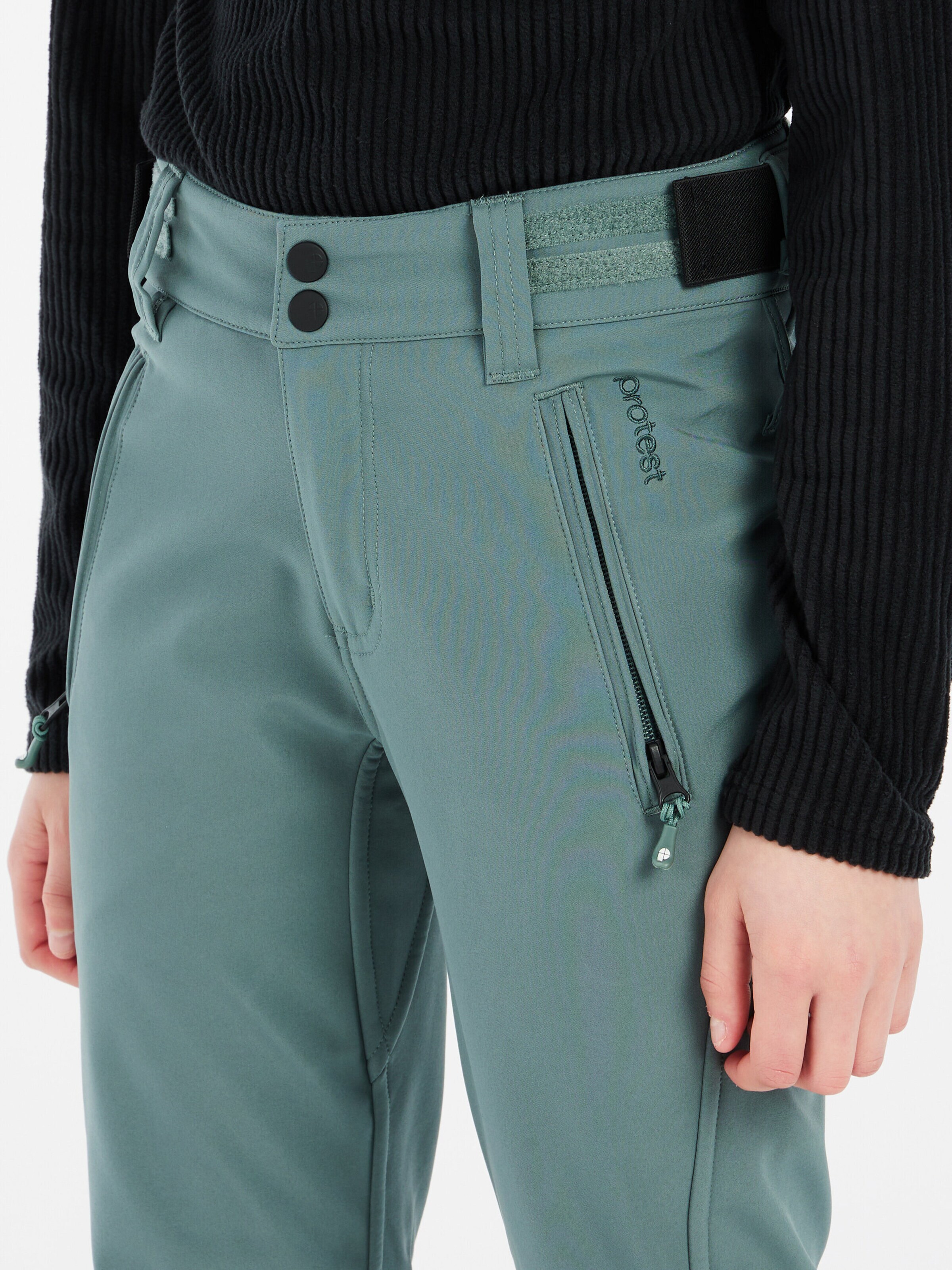 PROTEST Slim fit Sports trousers 'RELOLE JR' in Green