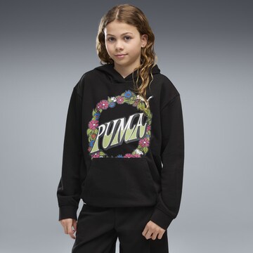 PUMA Sweatshirt in Black: front