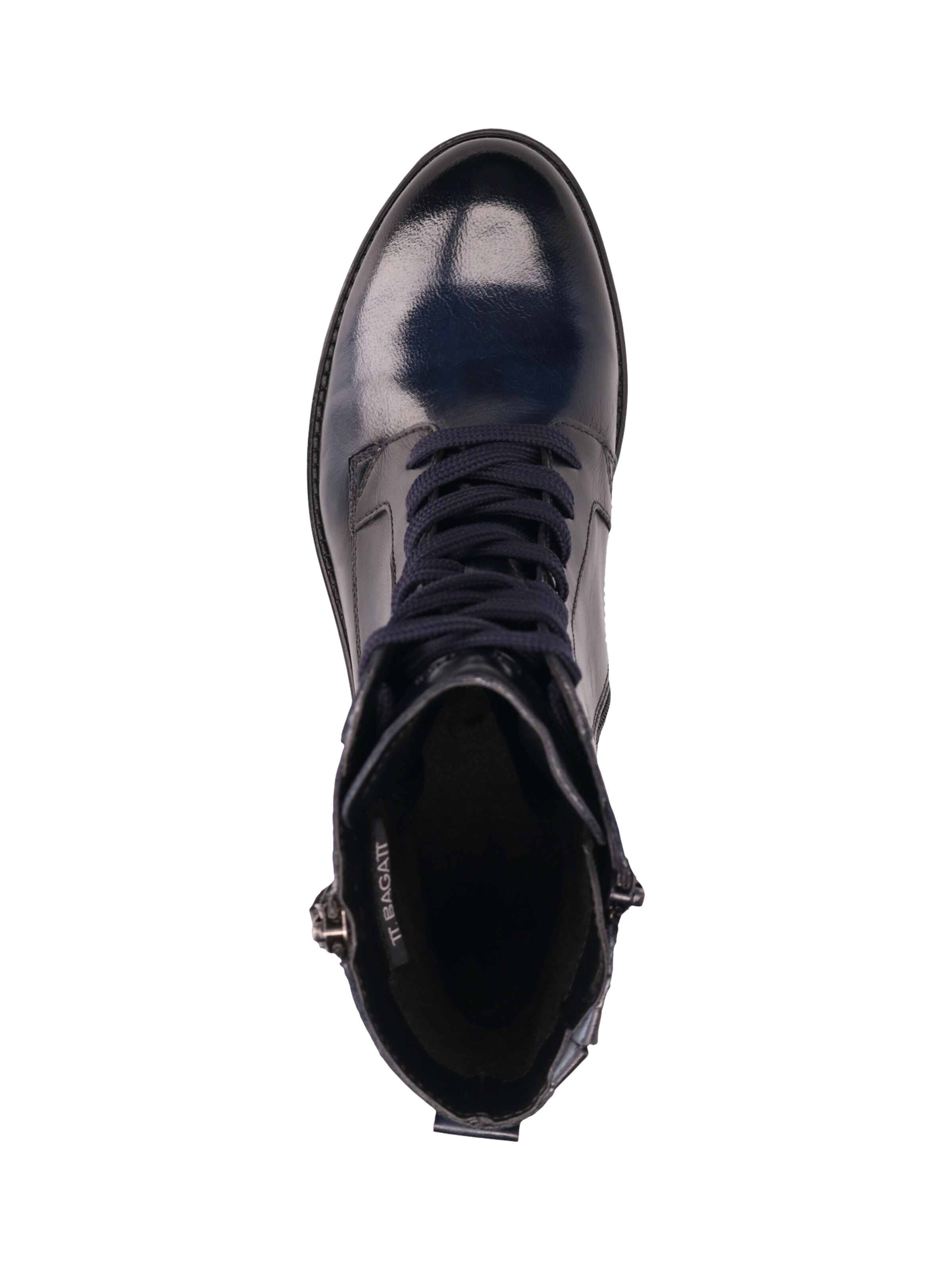 TT. BAGATT Gležnarji z vezalkami 'Ronja 1' | modra barva