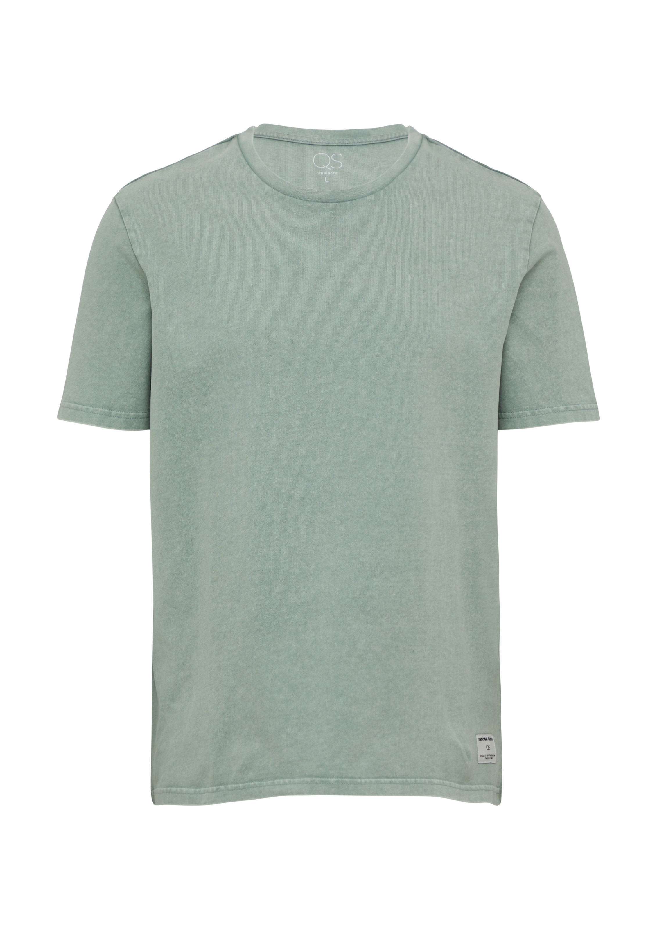 T-Shirt QS en vert : devant