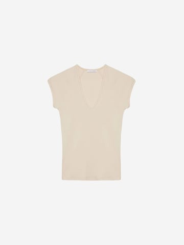 Camicia da donna 'Blusen' di Dilvin in beige: frontale