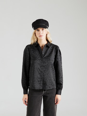 VERO MODA Blouse 'Vigo' in Zwart: voorkant