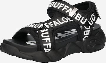 Sandales BUFFALO en noir : devant