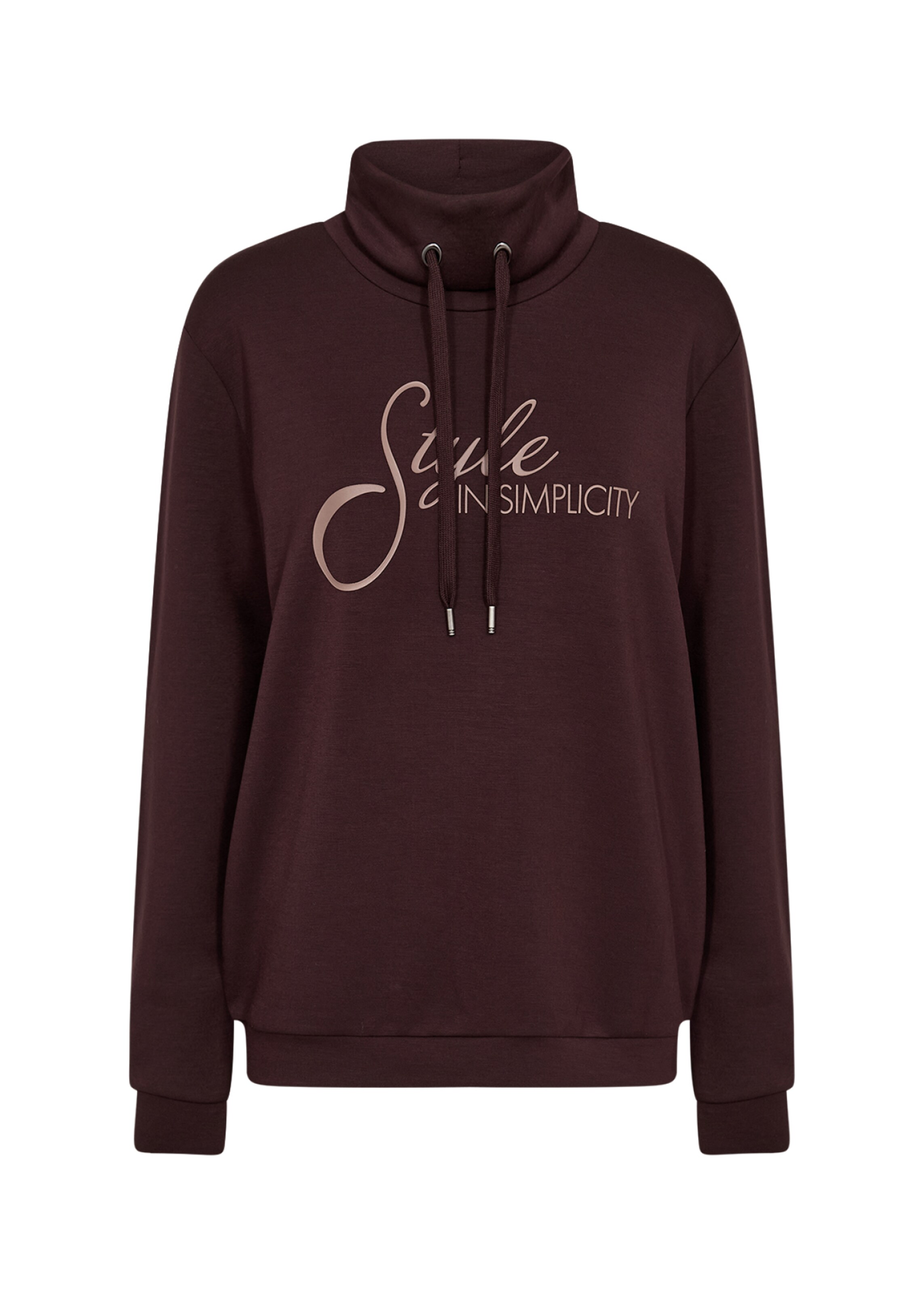 Soyaconcept Sweatshirt in Purple: front