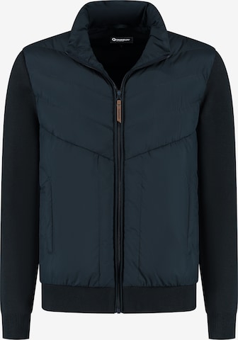 Travelin Cardigan 'Damian' i blå: forside