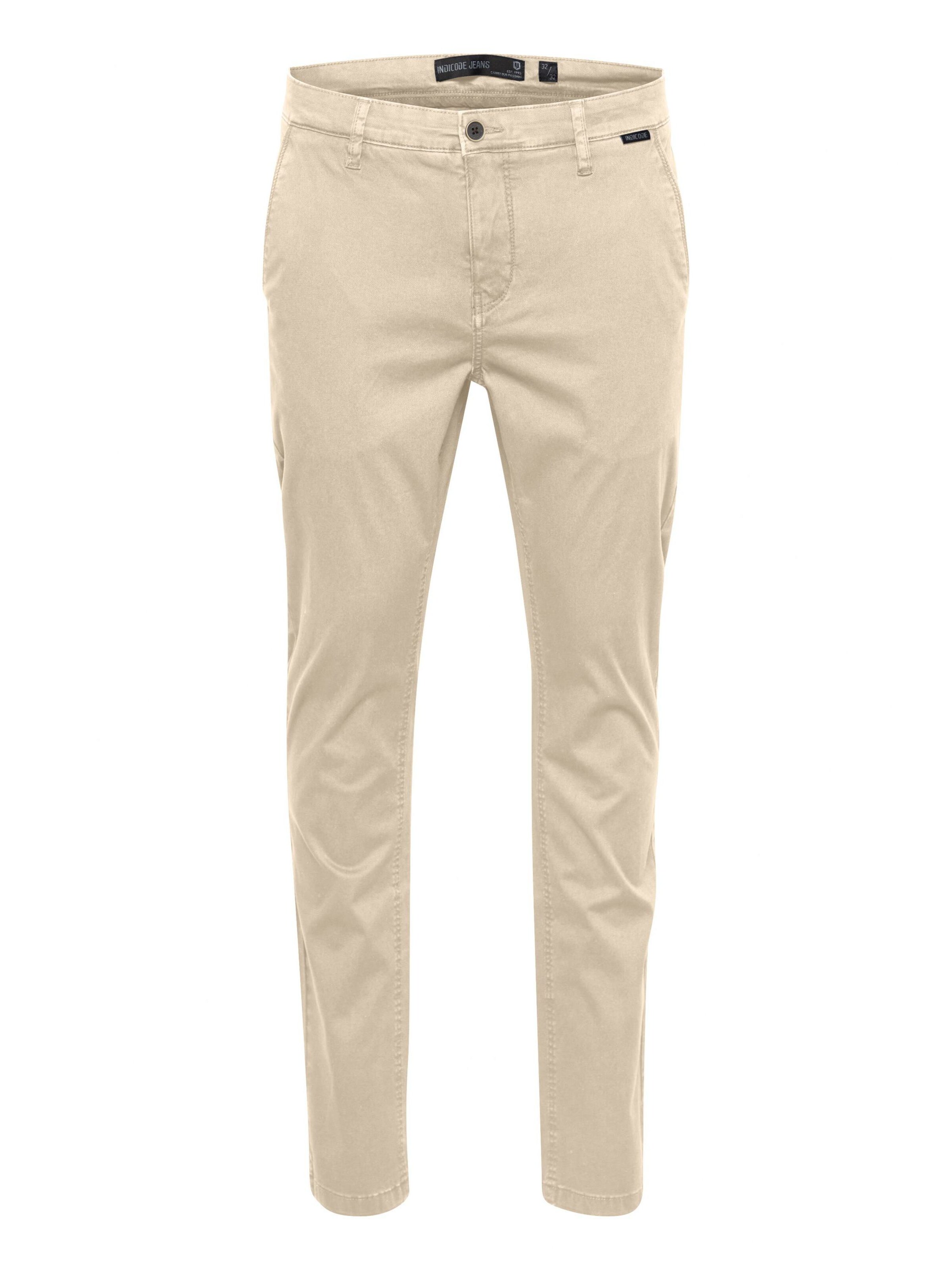 INDICODE JEANS - regular Pantalón chino 'IDLucas' en beige: frente