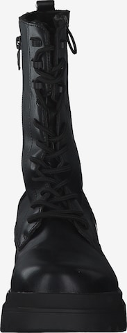 TOM TAILOR Lace-Up Ankle Boots in Black