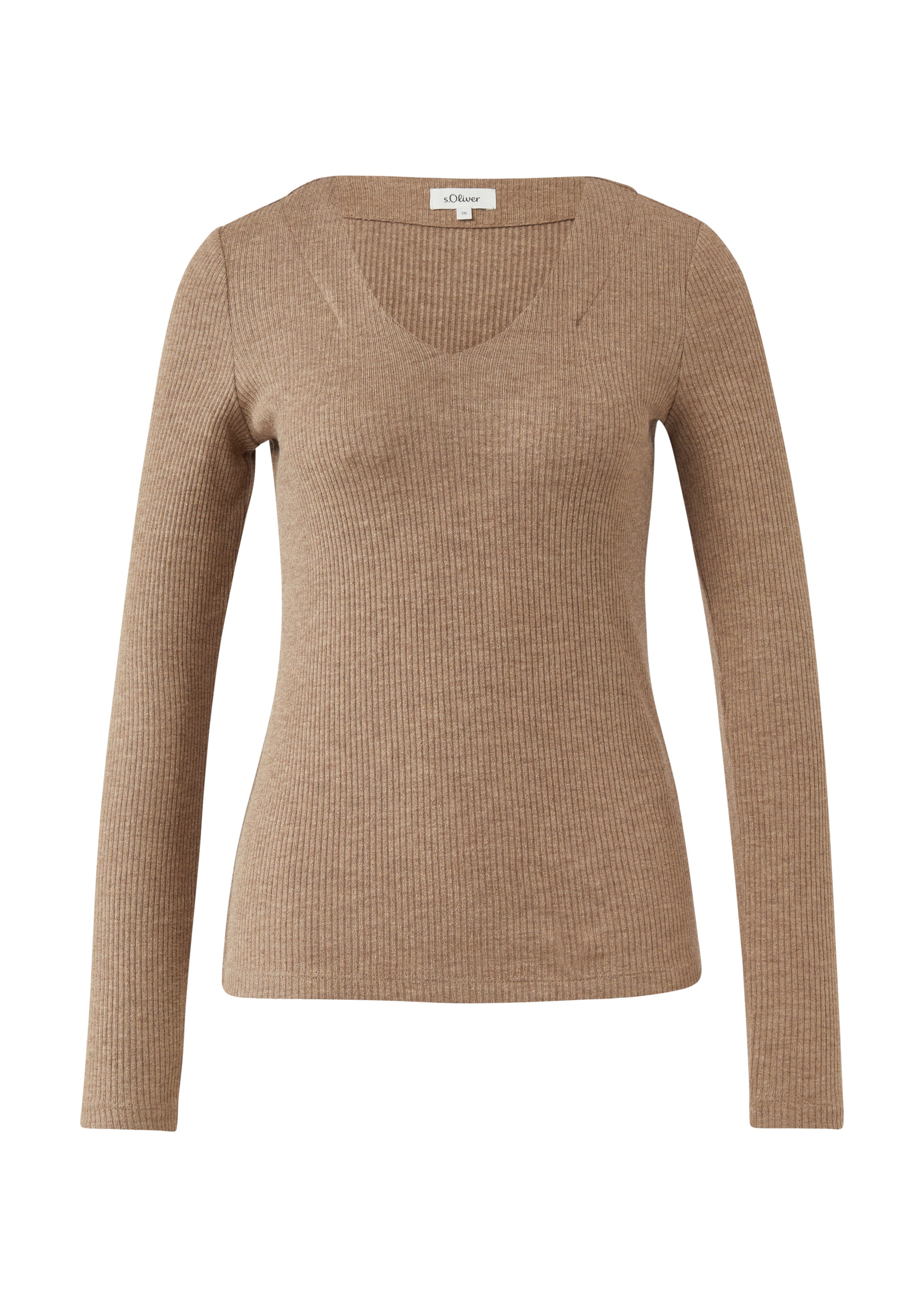s.Oliver Sweater in Brown: front