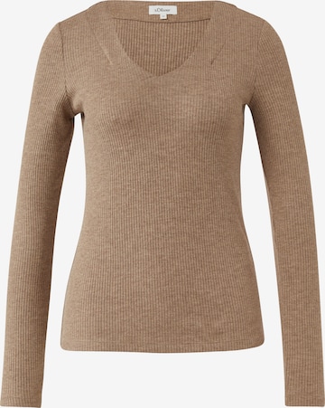 Pull-over s.Oliver en marron : devant