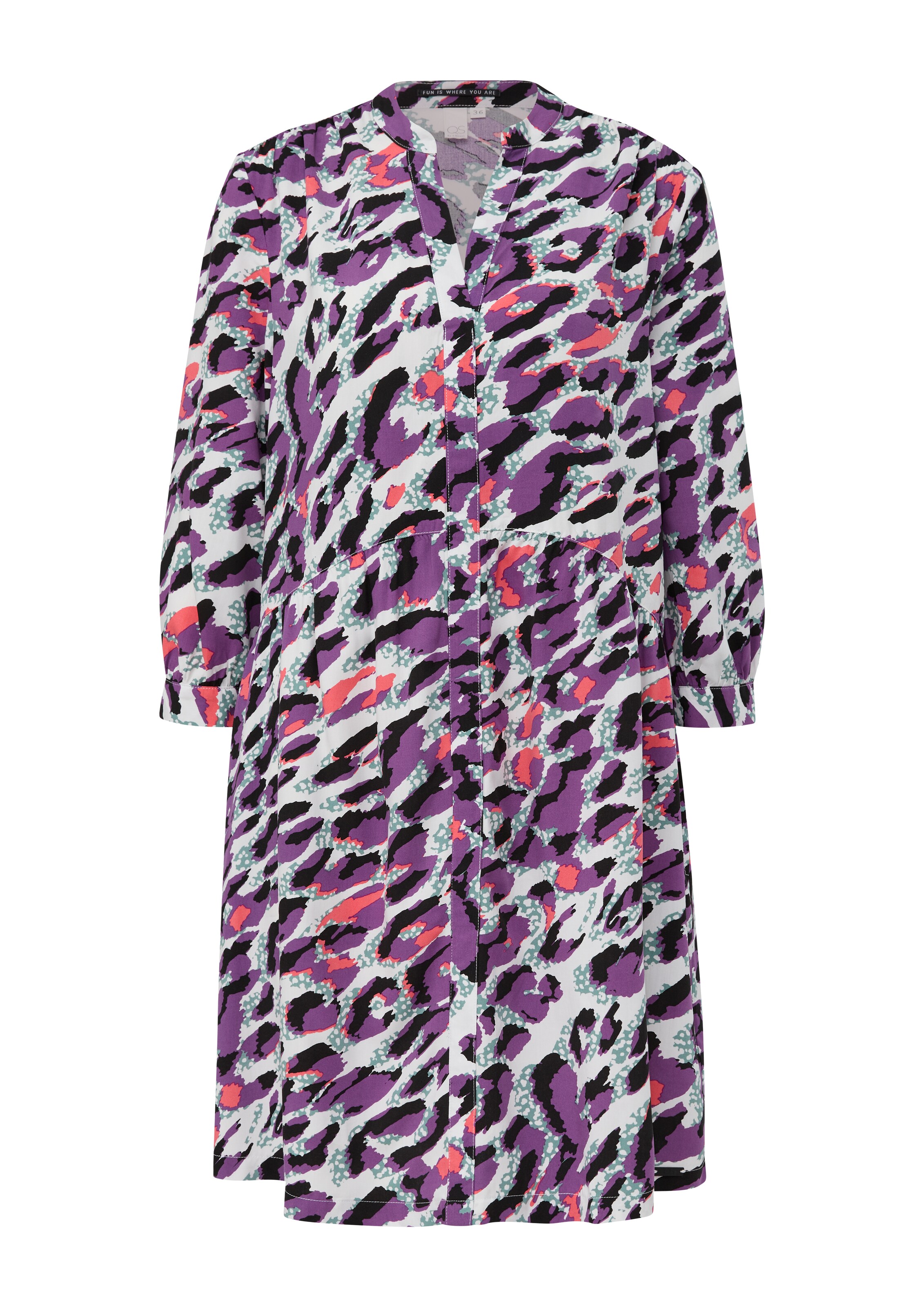 QS Dress in Mixed colours: front