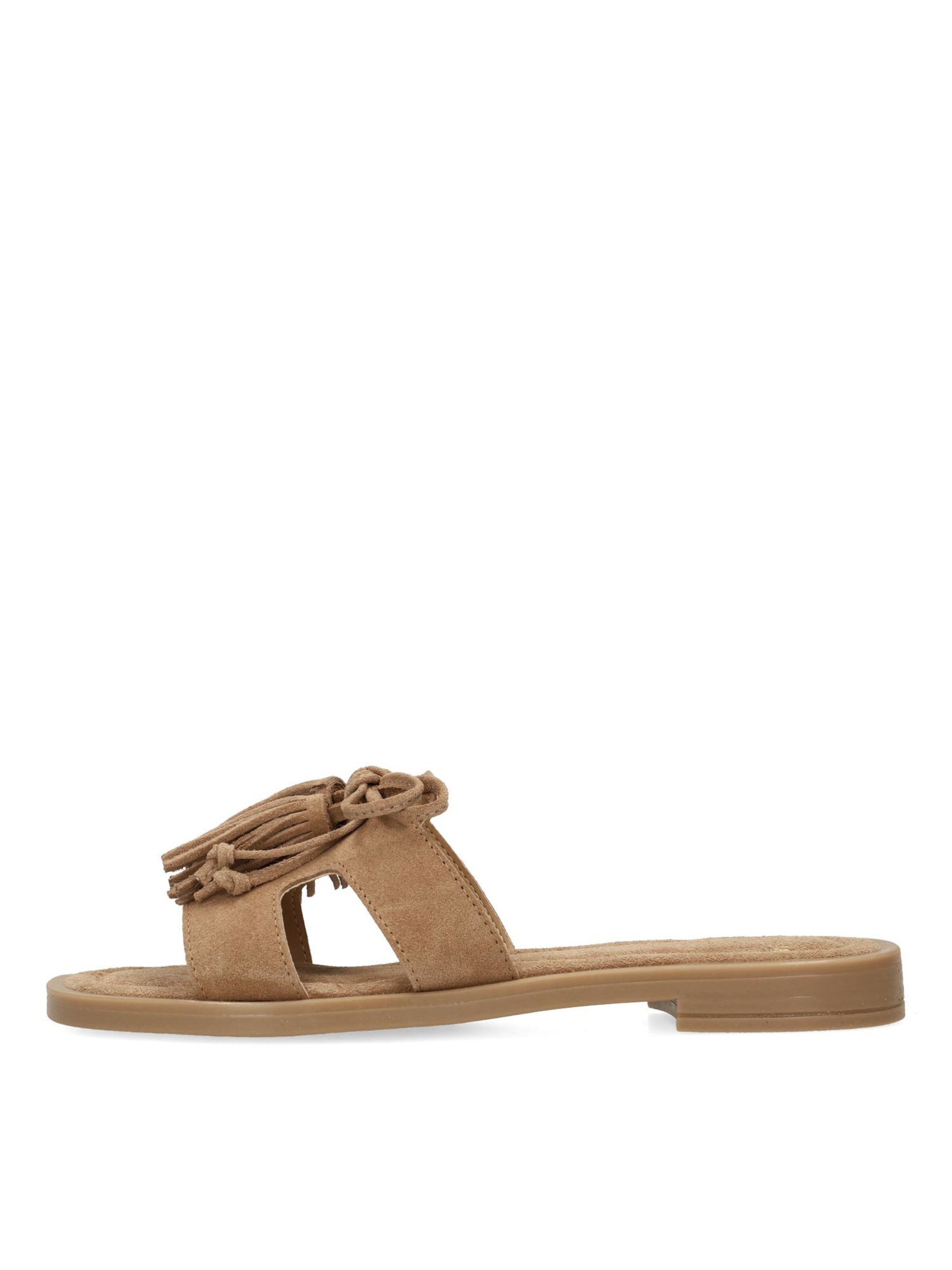 MANFIELD Muiltjes in Beige