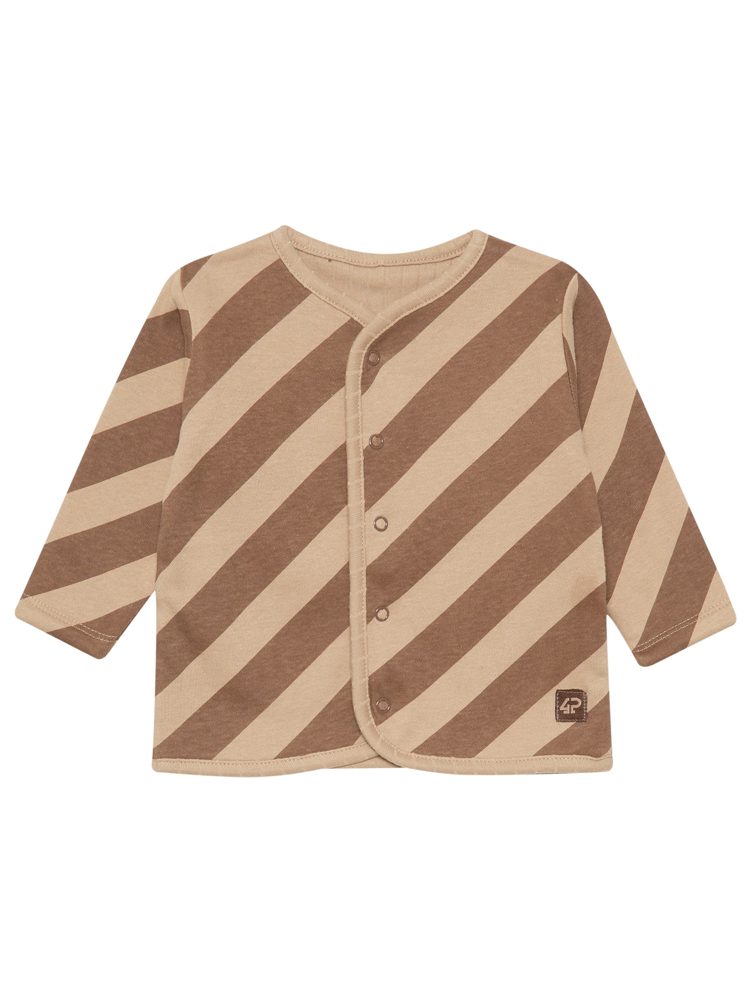 4PRESIDENT Sweatjacke 'Ziri'‌‌‌‌ in Beige: Vorderseite