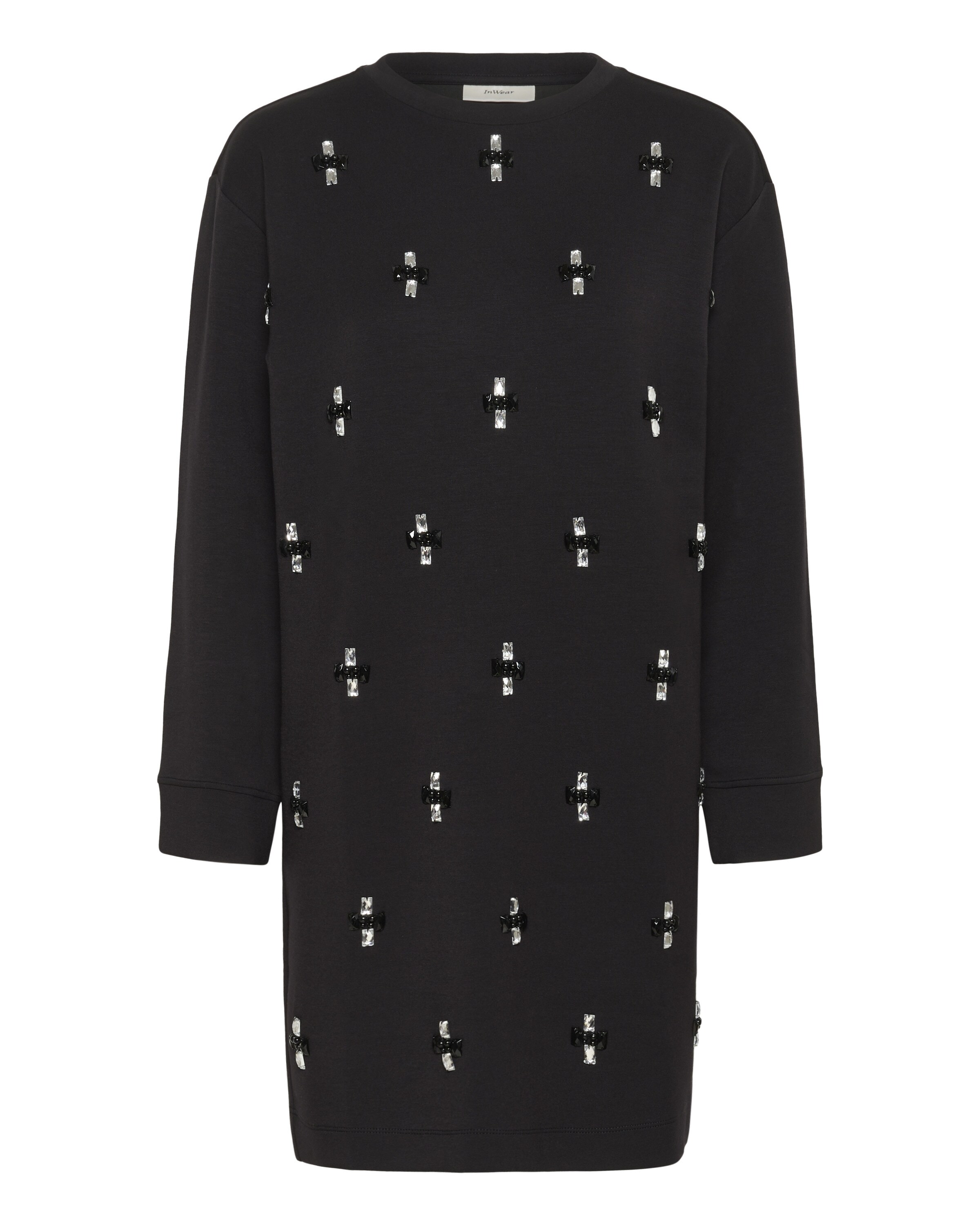 InWear Knit dress 'IWKINCENT DECO TUNIC' in Black: front