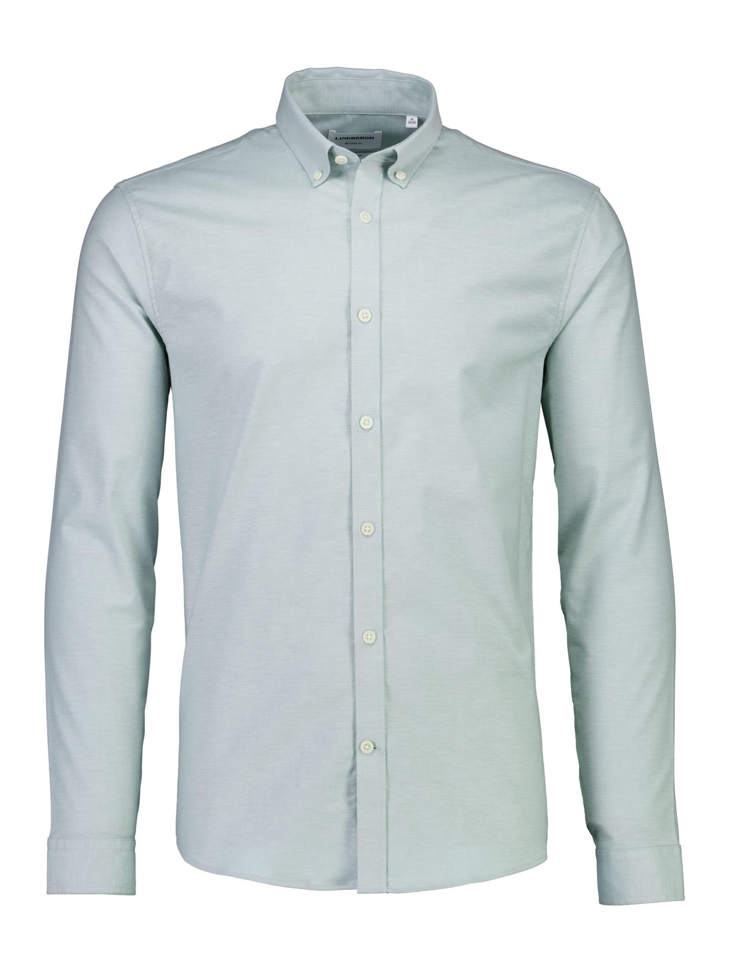 Regular fit Camicia di Lindbergh in verde: frontale