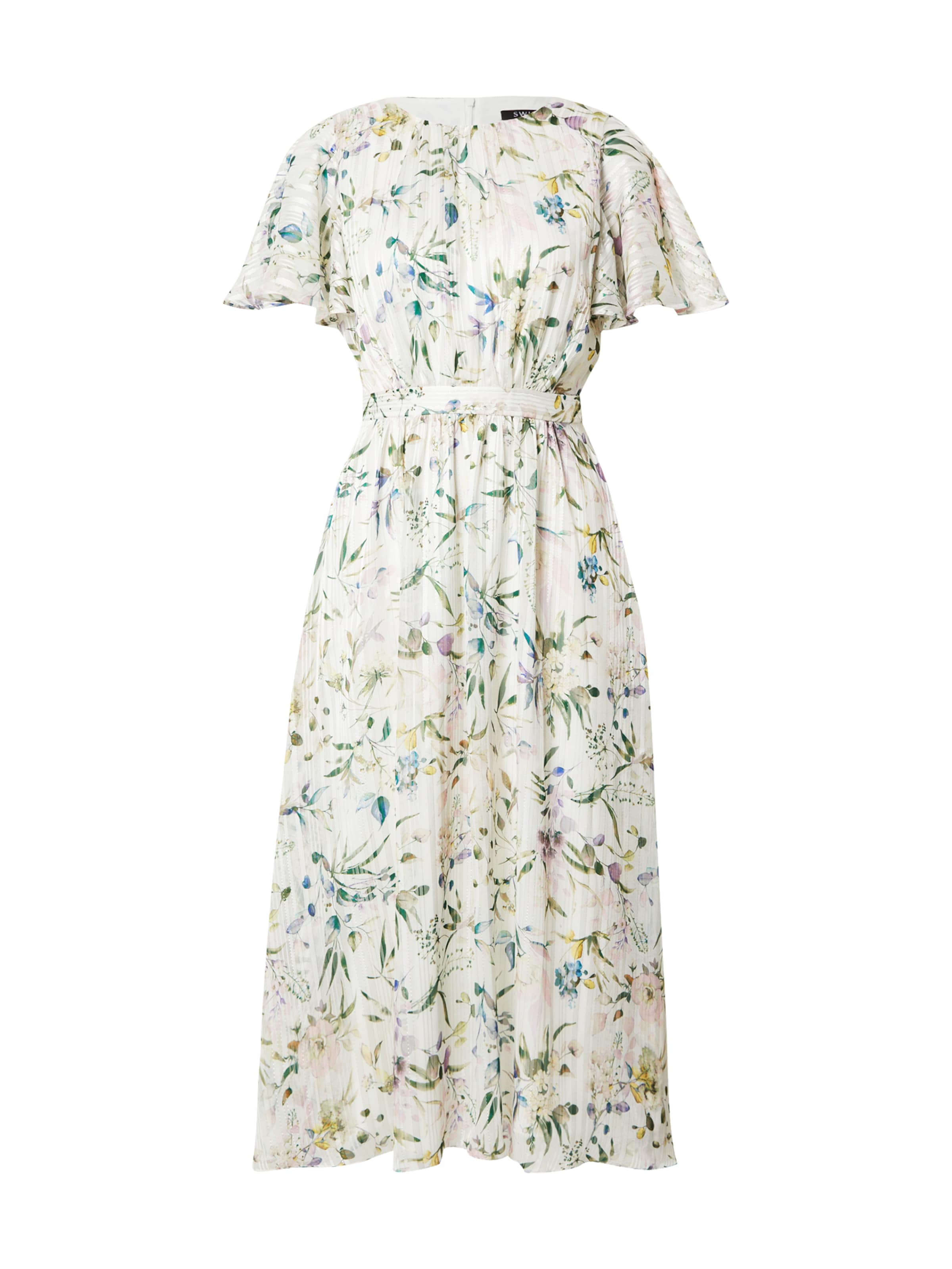 SWING Dress in Beige: front