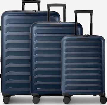 Ensemble de bagages D&N en bleu : devant