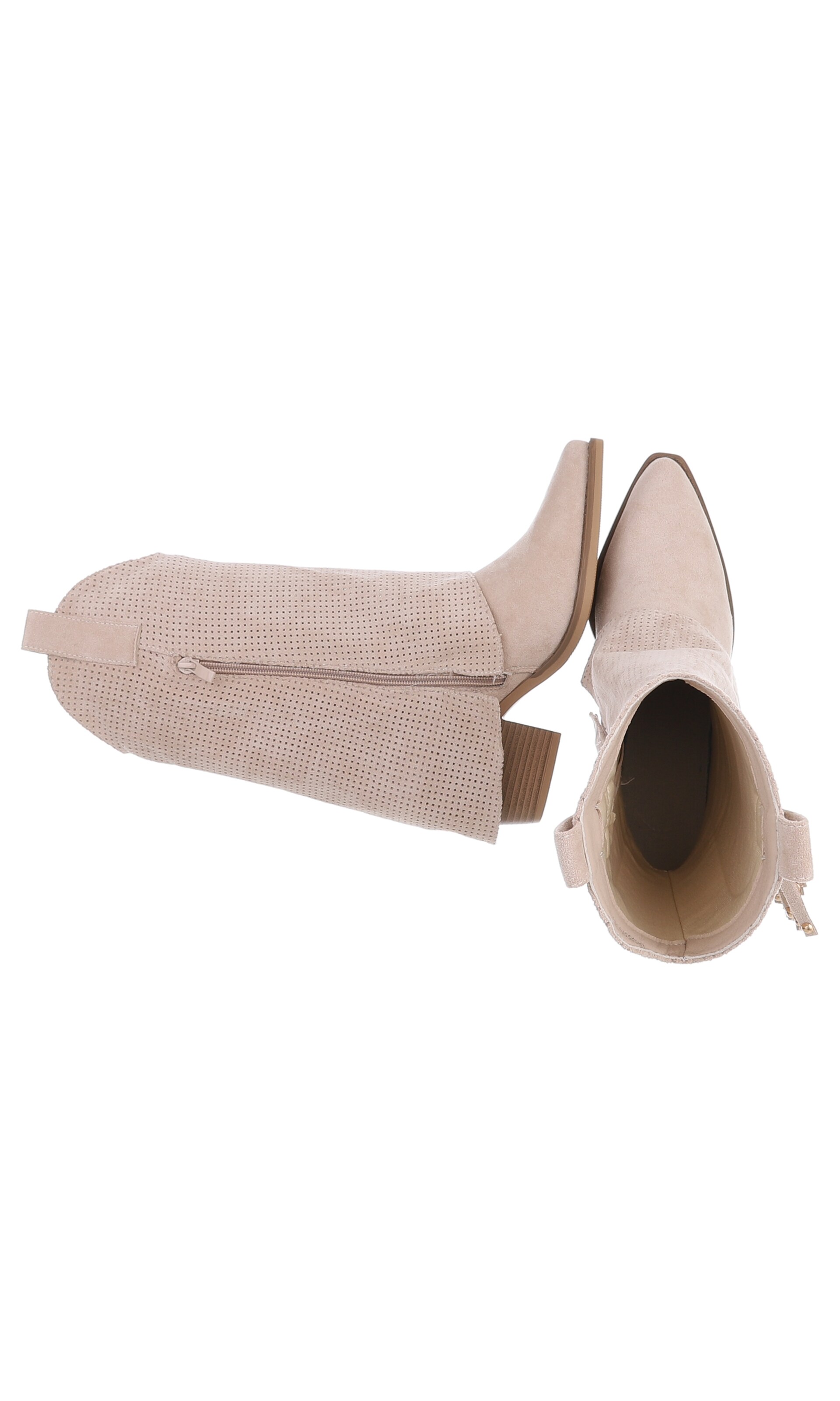 Ital-Design Cowboystiefel in Beige