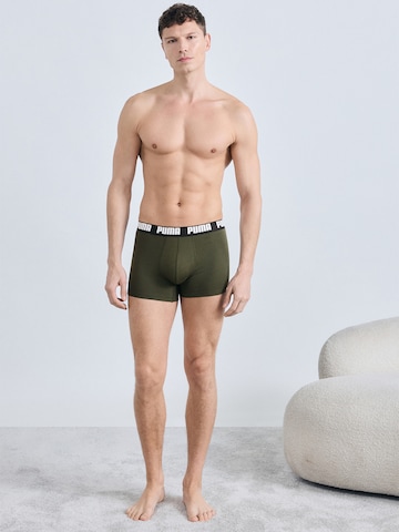 PUMA Boxershorts in Grün