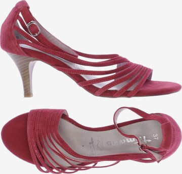 TAMARIS Sandals & High-Heeled Sandals in 37 in Red: front