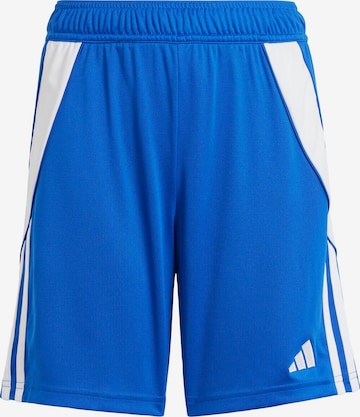 ADIDAS PERFORMANCE Regular Workout Pants 'Tiro 24' in Blue: front