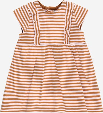 PETIT BATEAU - Vestido em castanho: frente