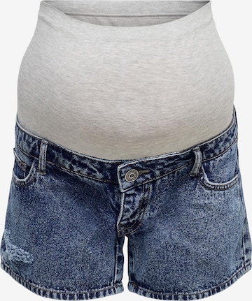 Only Maternity Regular Shorts 'Jagger' in Blau