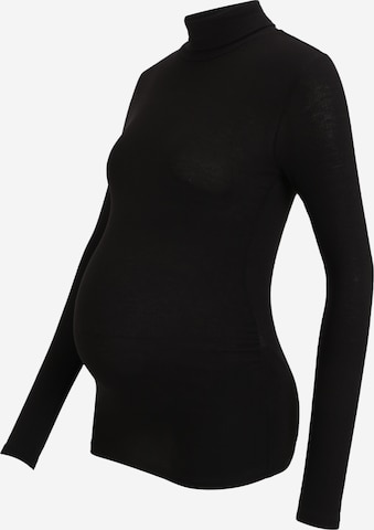 Pieces Maternity Shirt 'Pippy' in Black: front