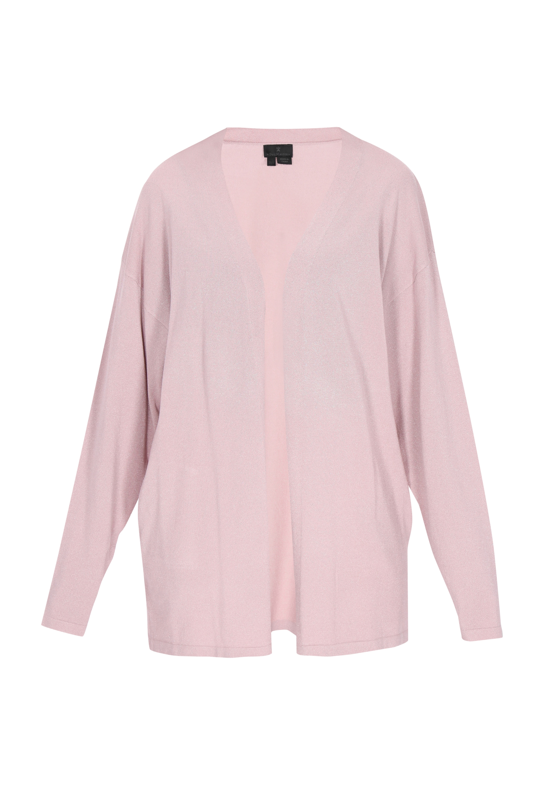 Geacă tricotată &#x27;Classic Look&#x27; de la DreiMaster Klassik pe roz: față