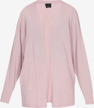 Cardigan 'Classic Look' DreiMaster Klassik en rose : devant