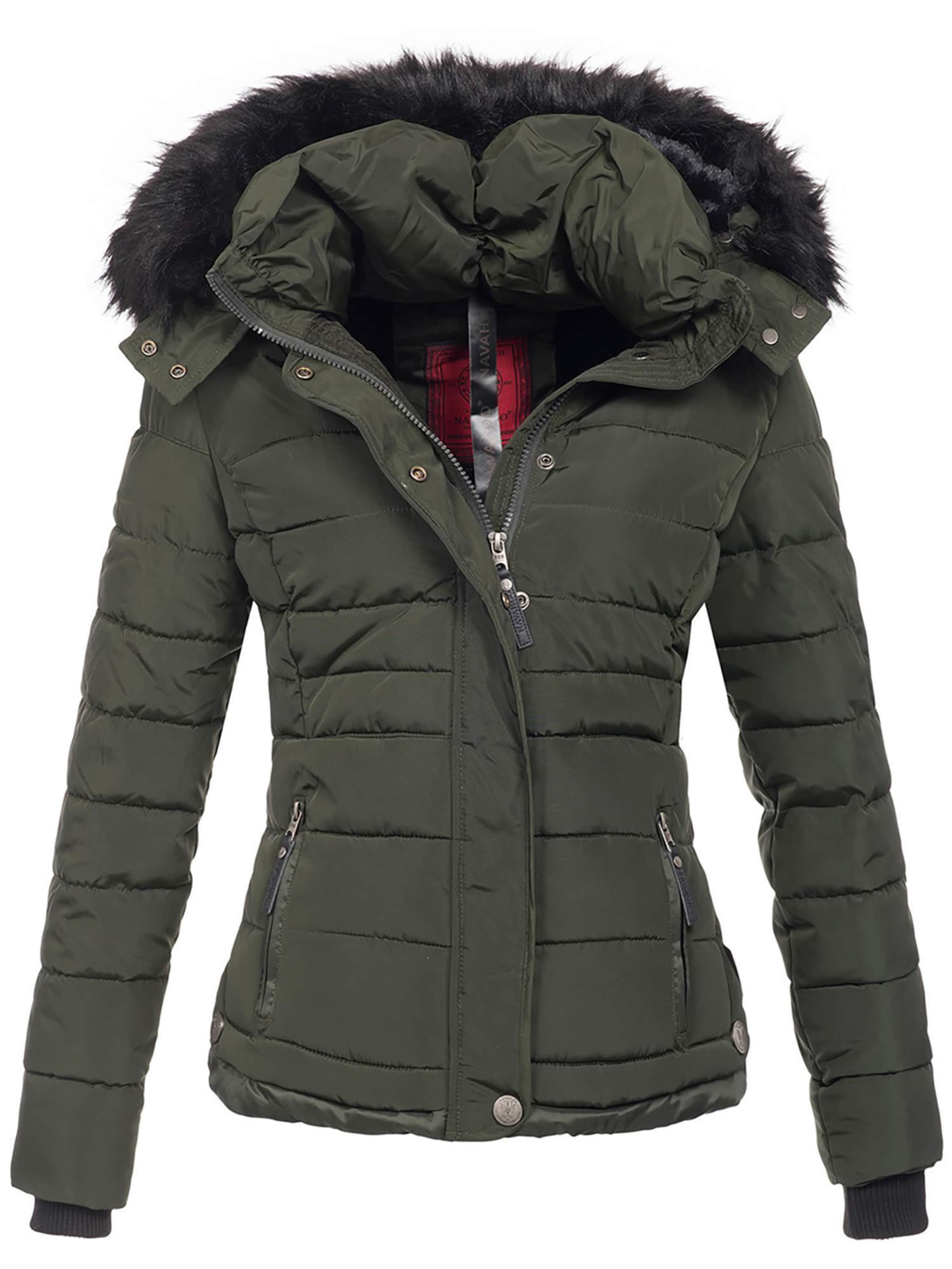 NAVAHOO Winter jacket 'Chloe' in Green: front
