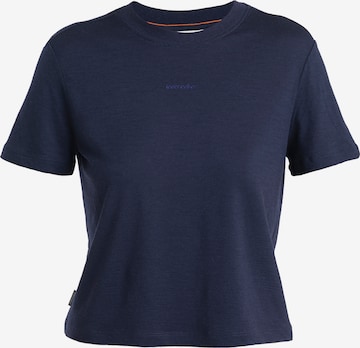 ICEBREAKER Performance Shirt 'Tech Lite III' in Blue: front