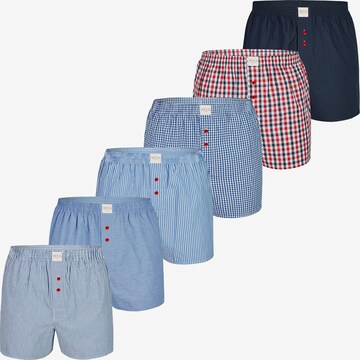 Phil & Co. Berlin Boxershorts ' Classic Sets ' in Blauw: voorkant